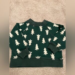 Green Tree Pattern Sweatshirt